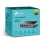 TP-Link TL-SG105S - Commutateur réseau Gigabit 5 ports, économique en énergie, Plug and Play, acier, montable bureau/mur