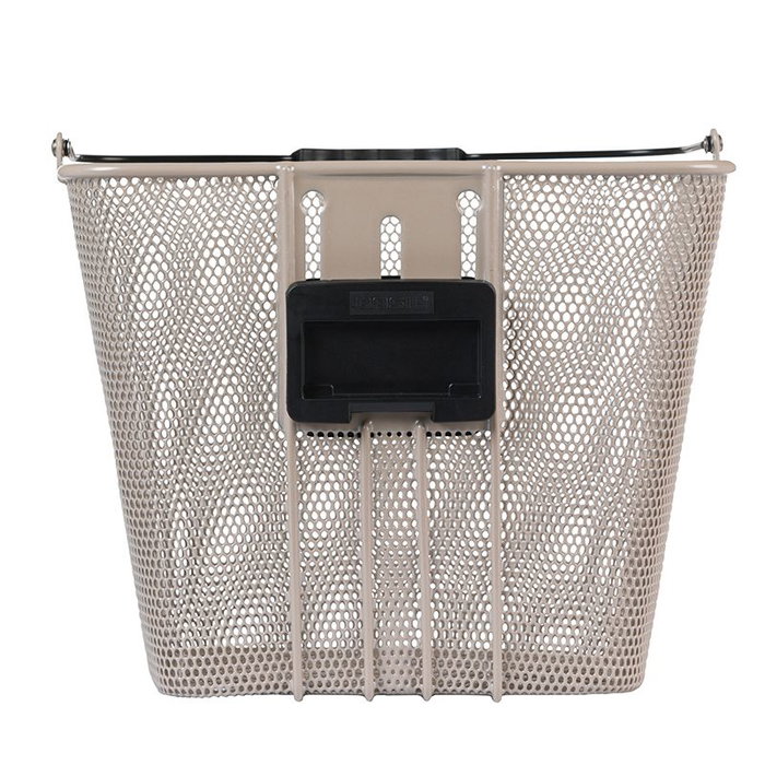 Basil Bilbao KF Panier vélo avant manillare, acier, 22x26x28 cm, jusqu'à 5 kg, amovible, compatible KlickFix