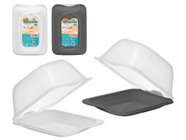 LEKNES Lot de 24 Queseras en Plastique, 2 Couleurs