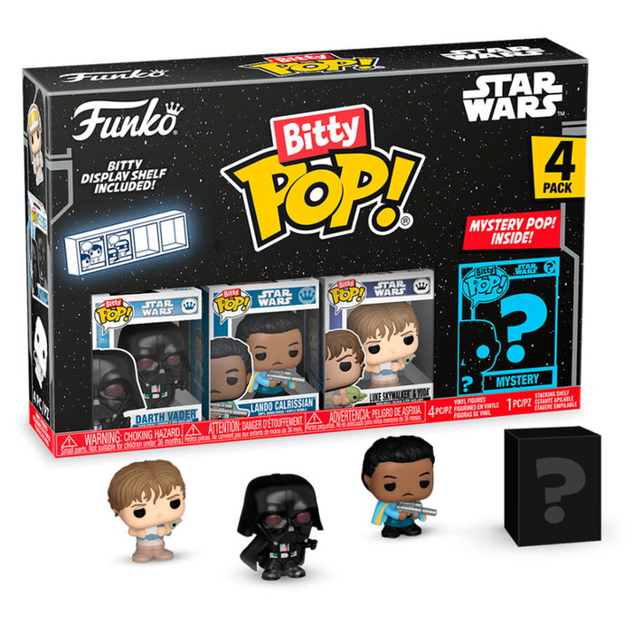 FUNKO Blister 4 figurines Bitty Pop! Star Wars Darth Vader FUNKO Blister 4 figurines Bitty Pop! Star Wars Darth Vader