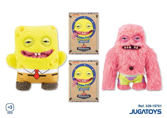Zuru Peluche Fuggler Bob Esponja 23 cm