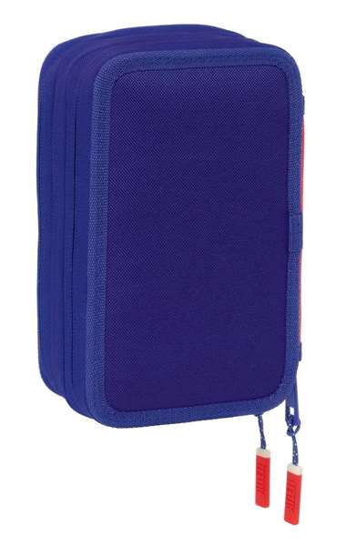 ATCO. Plumier triple avec 37 pièces, dimensions 12,5x19,5x5,5 cm, pour enfant à partir de 3 ans
