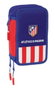ATCO. Plumier triple avec 37 pièces, dimensions 12,5x19,5x5,5 cm, pour enfant à partir de 3 ans