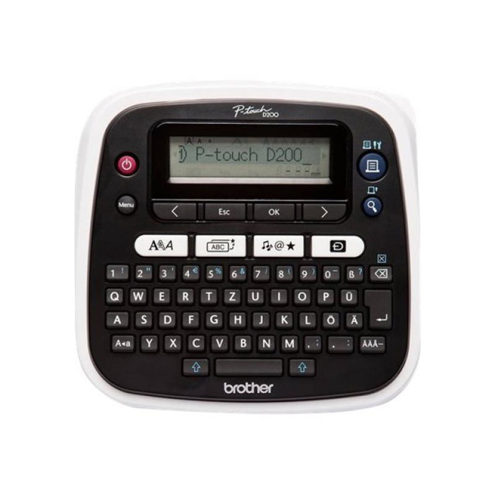 Brother P-Touch PT-D200BWVP PTD200BWVPG1 - Étiqueteuse portative, imprimante d'étiquettes pour bureau et maison