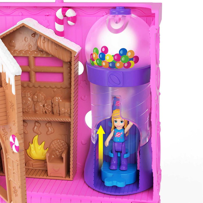 Mattel Polly Pocket Boutique de Bonbons - Jeu Pollyville avec 2 Poupées, Machine à Pop-corn et 3 Étages - HNB03 - Jouet pour Enfants à partir de 4 Ans Mattel Polly Pocket Boutique de Bonbons - Jeu Pollyville avec 2 Poupées, Machine à Pop-corn et 3 Étages - HNB03 - Jouet pour Enfants à partir de 4 Ans