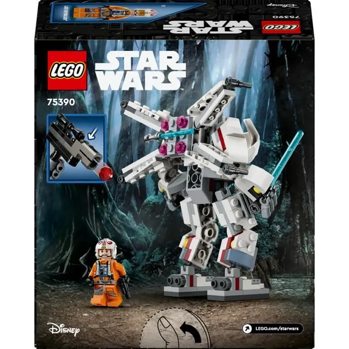 LEGO 75390 Le robot X-Wing de Luke Skywalker, Jouet de construction Star Wars pour Enfants