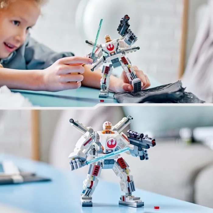 LEGO 75390 Le robot X-Wing de Luke Skywalker, Jouet de construction Star Wars pour Enfants