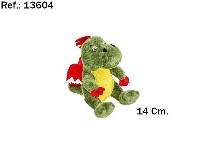 Beatriz Peluche Dragon Milo 14cm - Peluche pour enfant à partir de 3 ans