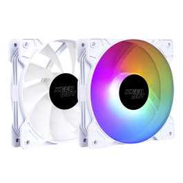 Keep Out XFC-120FW RGB Ventilateur de boîtier blanc