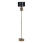 BigBuy Home Lampadaire Noir Doré 30 x 30 x 168 cm
