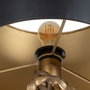BigBuy Home Lampadaire Noir Doré 30 x 30 x 168 cm