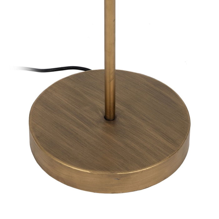 BigBuy Home Lampadaire Noir Doré 30 x 30 x 168 cm