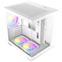 Antec CX60M ARGB Boîtier PC Gaming Mini Tower Micro ATX Blanc Verre Trempé 5 Ventilateurs USB-C