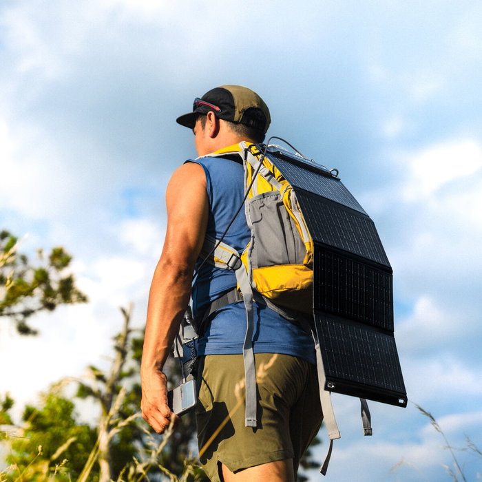 Panneau solaire photovoltaïque Ecoflow EFSOLAR28W-P-S-TY-4-EU 27 W Pliable Panneau solaire photovoltaïque Ecoflow EFSOLAR28W-P-S-TY-4-EU 27 W Pliable