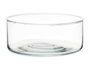 Giftdecor Tarrina en verre cylindre transparent 25 cm x 10 cm (Set de 4)