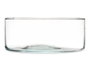 Giftdecor Tarrina en verre cylindre transparent 25 cm x 10 cm (Set de 4)