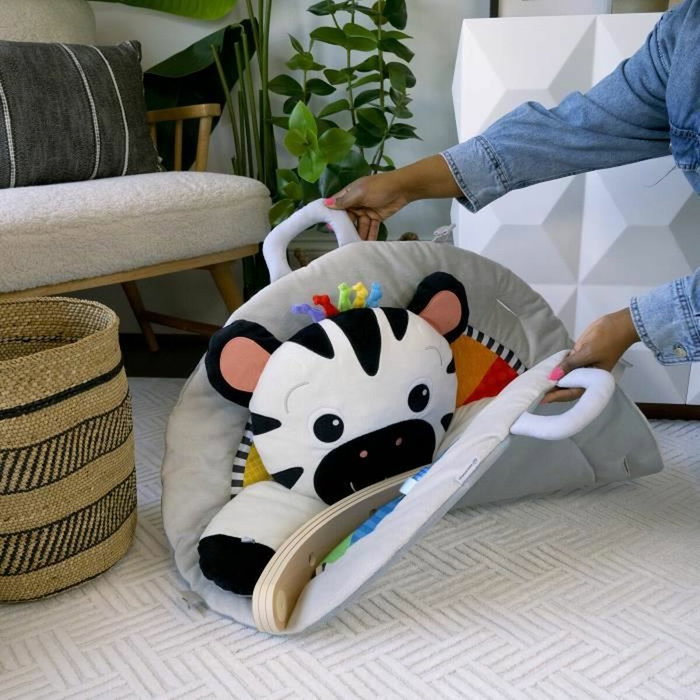 Baby Einstein Tapis d'éveil Zen the Zebra avec arche en bois