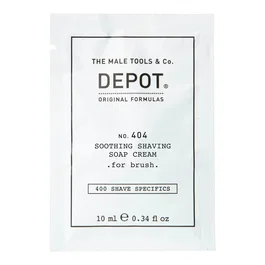 Depot 400 Shave Specifics No. 404 Crème de savon à raser apaisante à l'Allantoïne 10 ml