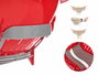 Kinvara Égouttoir automatique 29.5x13.5x33 cm Plastique PP Gris Rouge Vert Beige Surtis (Set de 12)