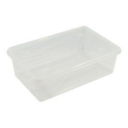 Art Plast Boîte de rangement transparente multi-usage avec couvercle 29 l