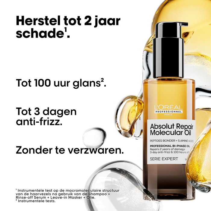 L'Oréal Professionnel Paris Absolut Repair Molecular Huile biphasique 90 ml