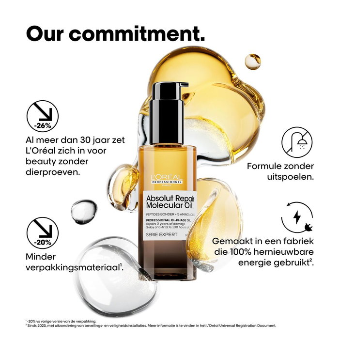 L'Oréal Professionnel Paris Absolut Repair Molecular Huile biphasique 90 ml