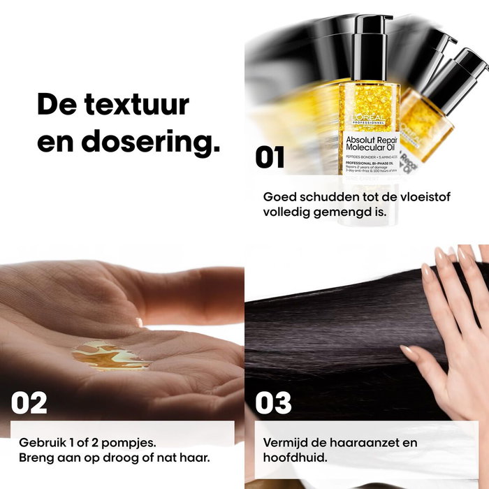 L'Oréal Professionnel Paris Absolut Repair Molecular Huile biphasique 90 ml