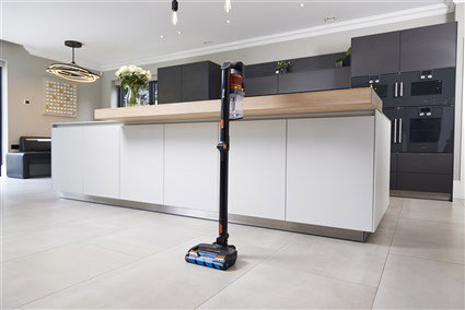 Shark IZ300EU Aspirateur balai sans fil avec technologie DuoClean et PowerFins, 25.2V Lithium, jusqu'à 60 min d'autonomie, anti-enchevêtrement cheveux