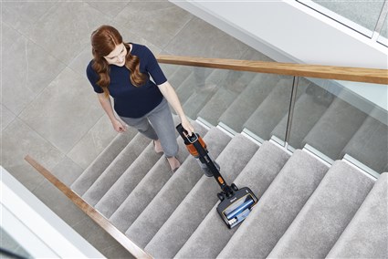 Shark IZ300EU Aspirateur balai sans fil avec technologie DuoClean et PowerFins, 25.2V Lithium, jusqu'à 60 min d'autonomie, anti-enchevêtrement cheveux