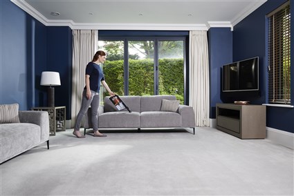 Shark IZ300EU Aspirateur balai sans fil avec technologie DuoClean et PowerFins, 25.2V Lithium, jusqu'à 60 min d'autonomie, anti-enchevêtrement cheveux
