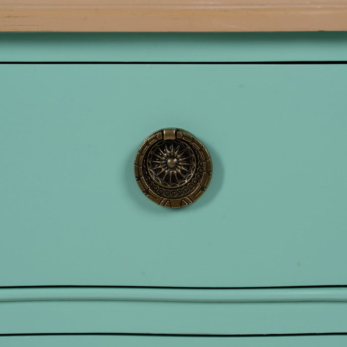 Table de Nuit Turquoise 80 x 38 x 65,5 cm