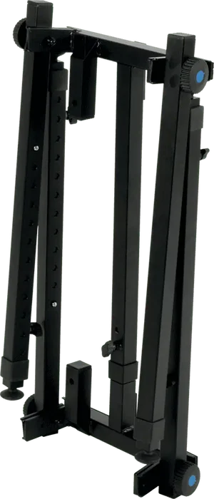 QUIKLOK Support pour Clavier Pliable en Acier Noir Réglable en Hauteur et Largeur QUIKLOK Support pour Clavier Pliable en Acier Noir Réglable en Hauteur et Largeur