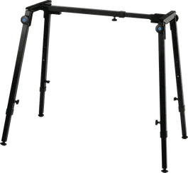 QUIKLOK Support pour Clavier Pliable en Acier Noir Réglable en Hauteur et Largeur