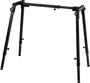 QUIKLOK Support pour Clavier Pliable en Acier Noir Réglable en Hauteur et Largeur