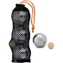 K-RO Triplette de pétanque K-RO - 3 boules acier chrome