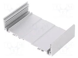 BOPLA Profilé en aluminium 60 x 105 x 25,5 mm pour boîtiers sur rail DIN