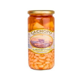 CACHOPO Haricots blancs mijotés bio 720g - Prêts à réchauffer
