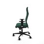 Piqueras Y Crespo Fauteuil Albacete Vert Bouteille avec Mécanisme Synchro et Accoudoirs 1D