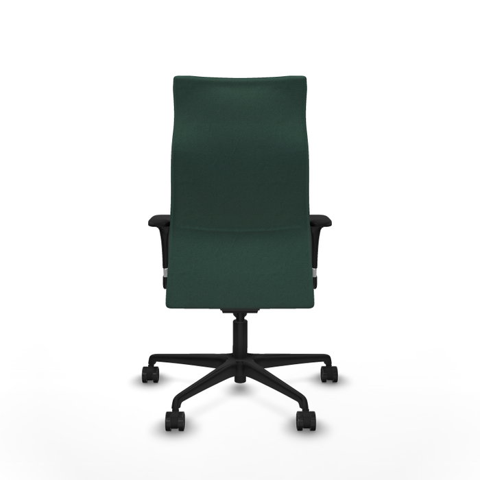 Piqueras Y Crespo Fauteuil Albacete Vert Bouteille avec Mécanisme Synchro et Accoudoirs 1D