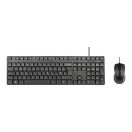 Targus AKM622ES Pack Clavier + Souris Filaire USB Design Espagnol Noir