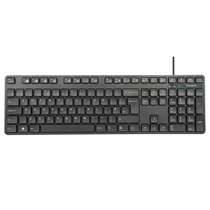 Targus AKM622ES Pack Clavier + Souris Filaire USB Design Espagnol Noir Targus AKM622ES Pack Clavier + Souris Filaire USB Design Espagnol Noir