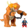 Imaginext - DC Super Friends Superman vs Kaiju, Figurine de Combat avec Lumière et Son, Action et Chaînes, Licence DC Comics (Réf. Jdl07, Mattel)