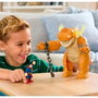Imaginext - DC Super Friends Superman vs Kaiju, Figurine de Combat avec Lumière et Son, Action et Chaînes, Licence DC Comics (Réf. Jdl07, Mattel)