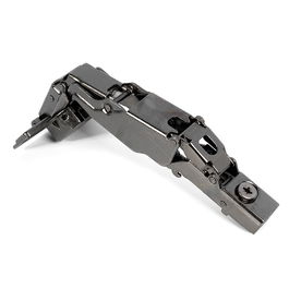 HERRAJES ALK Bisagra Puma 35 Clip Cam 165º con Pistón Amortiguado, Codo Recto, Acabado Grafito