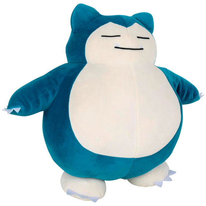JAZWARES Peluche Pokemon Snorlax géant - Peluche Snorlax 45 cm - Figurine Pokémon