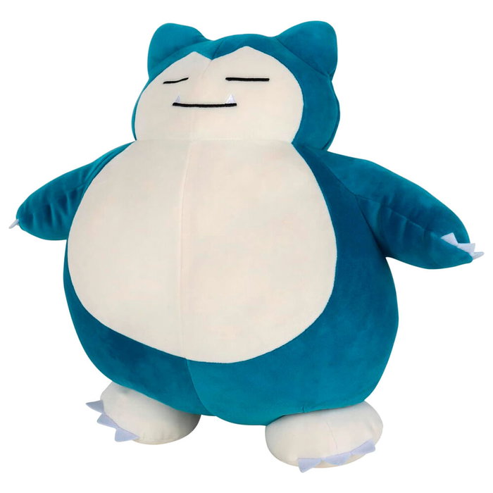 JAZWARES Peluche Pokemon Snorlax géant - Peluche Snorlax 45 cm - Figurine Pokémon