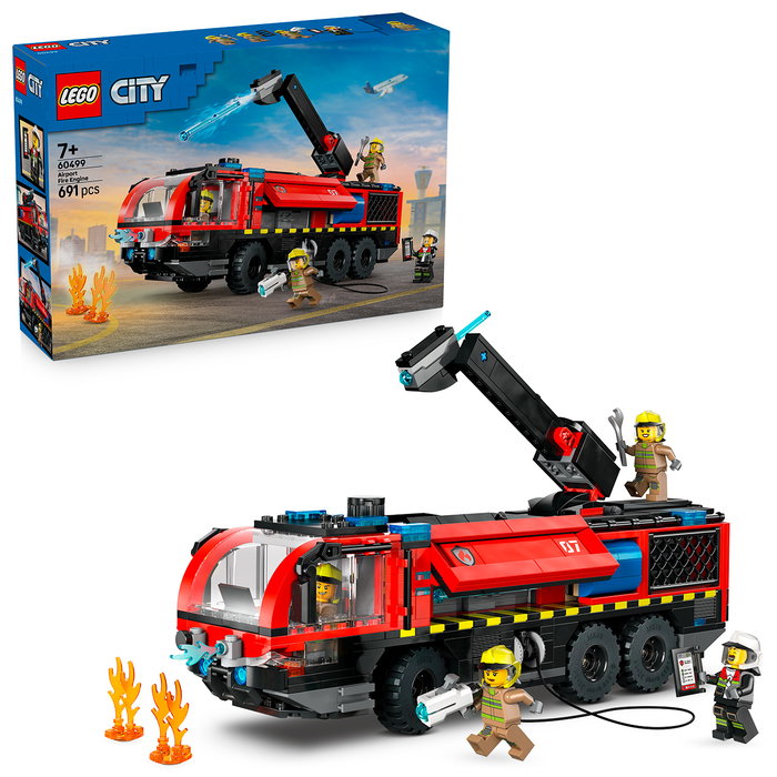 LEGO City 60499 Le Camion de Pompiers de l'Aéroport