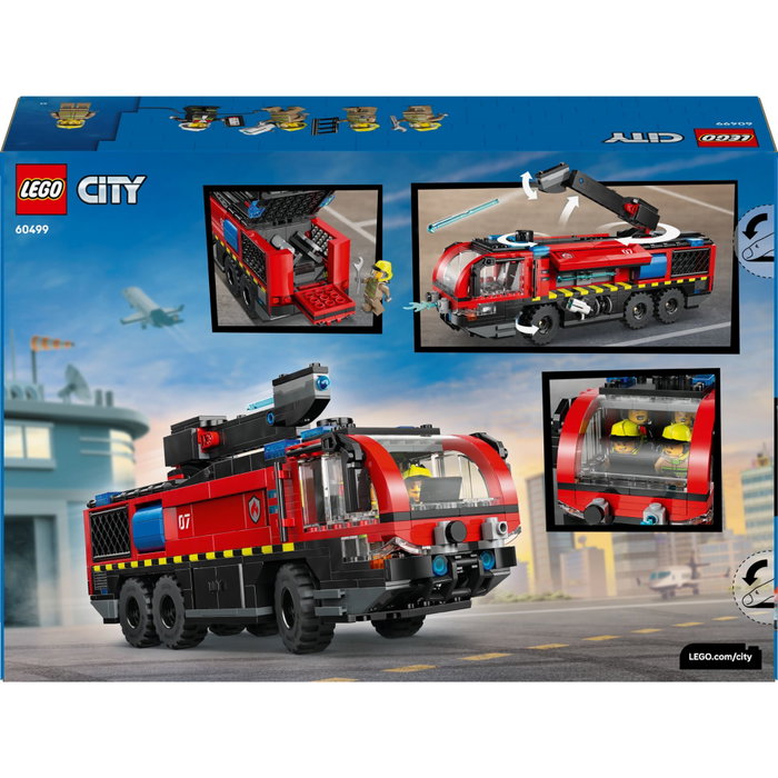 LEGO City 60499 Le Camion de Pompiers de l'Aéroport