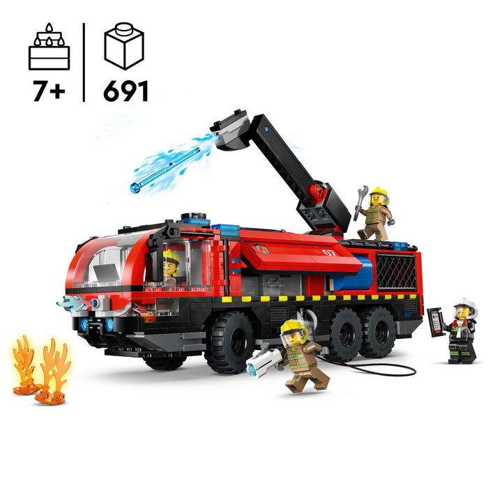 LEGO City 60499 Le Camion de Pompiers de l'Aéroport
