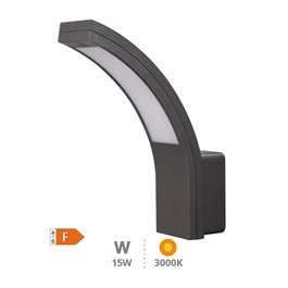 GSC Evolution Aplique mural LED Padum 15W 3000K Gris anthracite